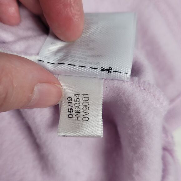 ADIDAS sweatshirt aeropink colorblock‎ boxy crop top S - Picture 10 of 12